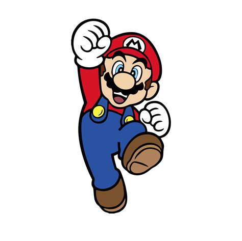 Illustration Of Characters In Super Mario In Vector Cartoon Fashion