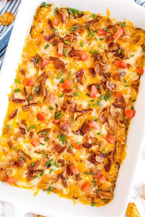 Cheesy Tex Mex Tater Tot Casserole • Food Folks And Fun