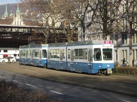 VBZ Nr 2087 2032 Be 4 6 Tram 2000 Am 14 2 2019 In Der