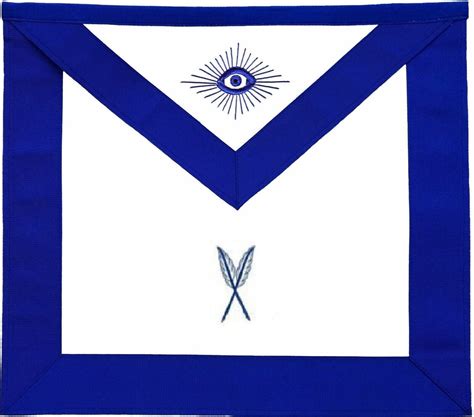 Masonic Apron Regalia Blue Lodge Apron Officer Secretary Etsy