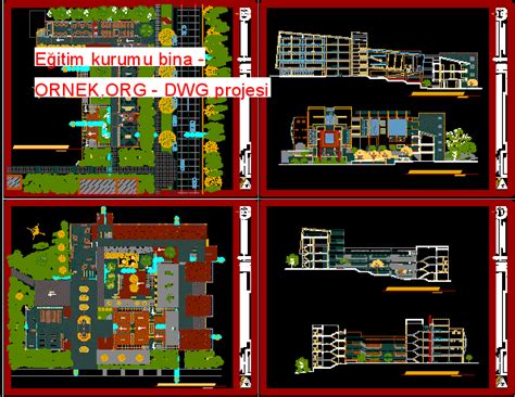 Proje Sitesi Atölye terzilik ile konut Autocad Projesi