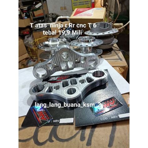 Jual T Atas Segitiga Cnc PNP Shok Depan NINJA R Rr Shopee Indonesia