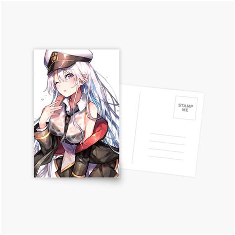 Sexy Enterprise Hot Titties Boobs Azur Lane Al Lewd Hentai Ecchi Anime Girl Postcard By