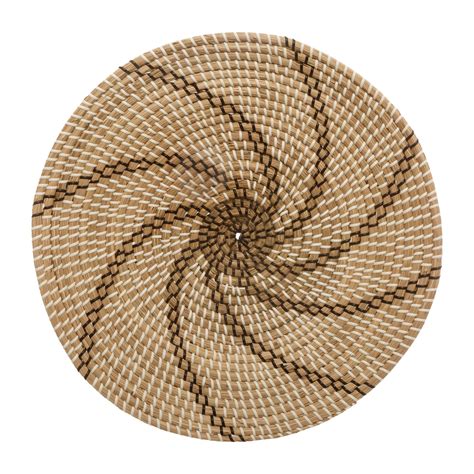 Lot De D Corations Murales Panier Seagrass Beige D Coration Murale