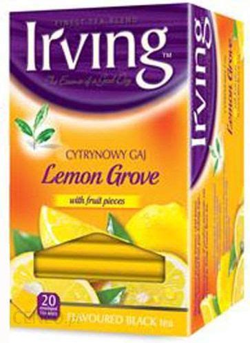 Herbata IRVING Lemon Grove Herbata Czarna Aromatyzowana 20 Torebek