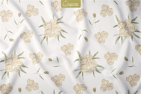 Neutral Pastel Flower Seamless Pattern Graphic By Apuruhillustrations