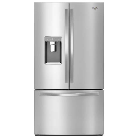 Shop Whirlpool Cu Ft French Door Refrigerator With Dual Ice Maker