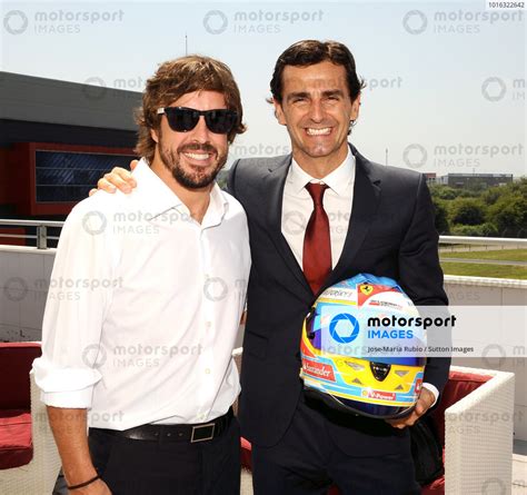 Fernando Alonso ESP McLaren And Pedro De La Rosa ESP At Opening Of