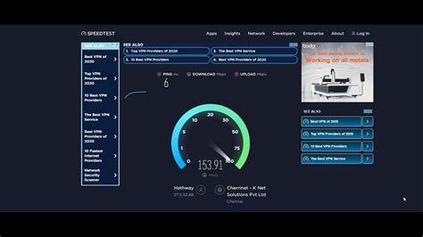 Hathway Broadband Speed Test 150 Mbps YouTube