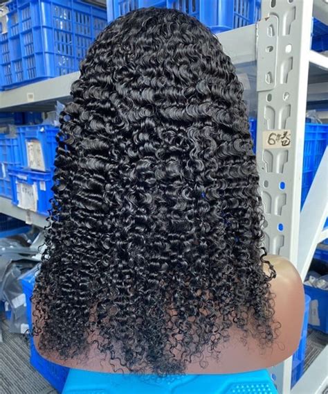 Dolago 3B 3C Kinky Curly HD 13x6 Lace Frontal Wig With Invisible Knot