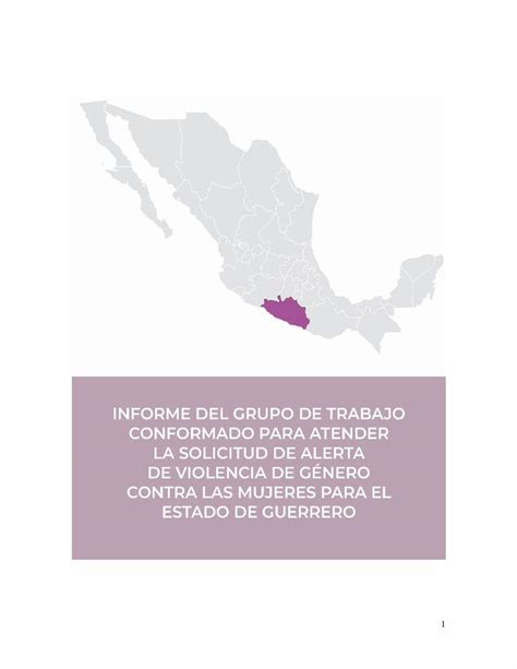 Pdf Informe Del Grupo De Trabajo Conformado Para · 2019 5 31