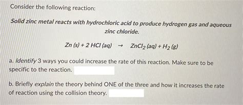 Answered Consider The Following Reaction Solid Bartleby