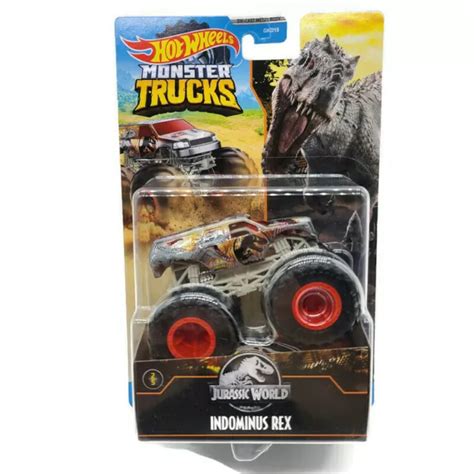 HOT WHEELS MONSTER Trucks Jurassic World Indominus Rex New Unopened Free Ship 18 34 PicClick UK