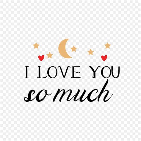 I Love You Clipart Transparent Background Black I Love You To Heaven