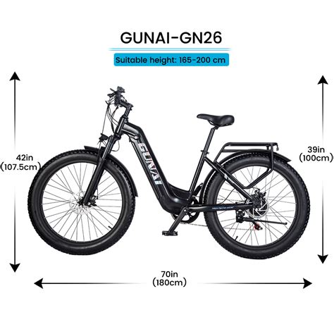 Electric Bike Gunai Gn W V Km H Ah Battery