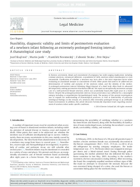 Pdf Feasibility Diagnostic Validity And Limits Of Postmortem