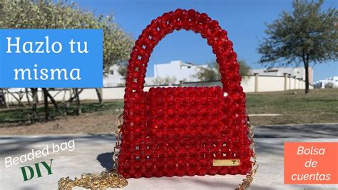 Bolsa De Cuentas Hazlo Tu Misma Tutorial Beaded Bag Diy Youtube