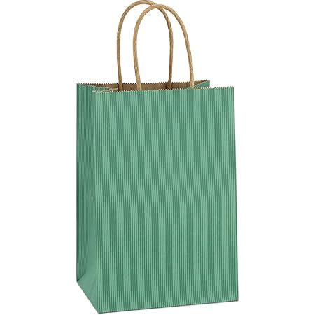 Amazon Pack X X Inch Small Green Kraft Paper Bags With