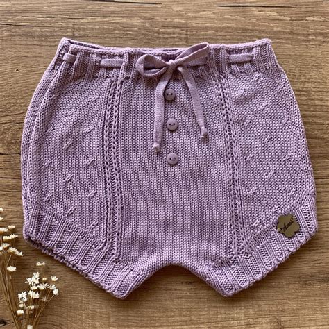 Short Bebe Tapa Fralda Es Lavanda Safine Baby Safine Baby