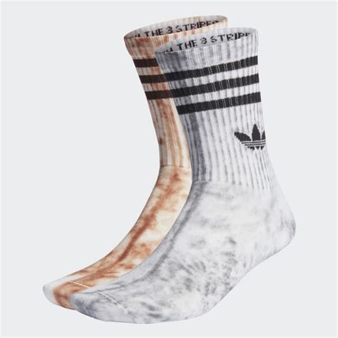 Adidas Tie Dye Socks 2 Pairs Grey Adidas Uk