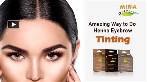 Ppt Amazing Way To Do Henna Eyebrow Tinting Powerpoint Presentation