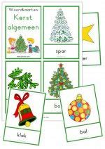 Woordkaarten Kerst Algemeen Klein Kerst Kerst Kaarten Kinderen