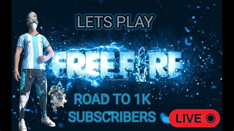 Hindi Free Fire MAX ROAD TO 1K SUBSCRIBERS SPECIAL LIVE STREAM