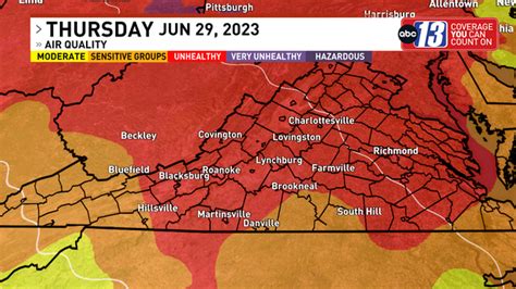 ALERT: Air quality plummets in Virginia due to wildfires in Canada