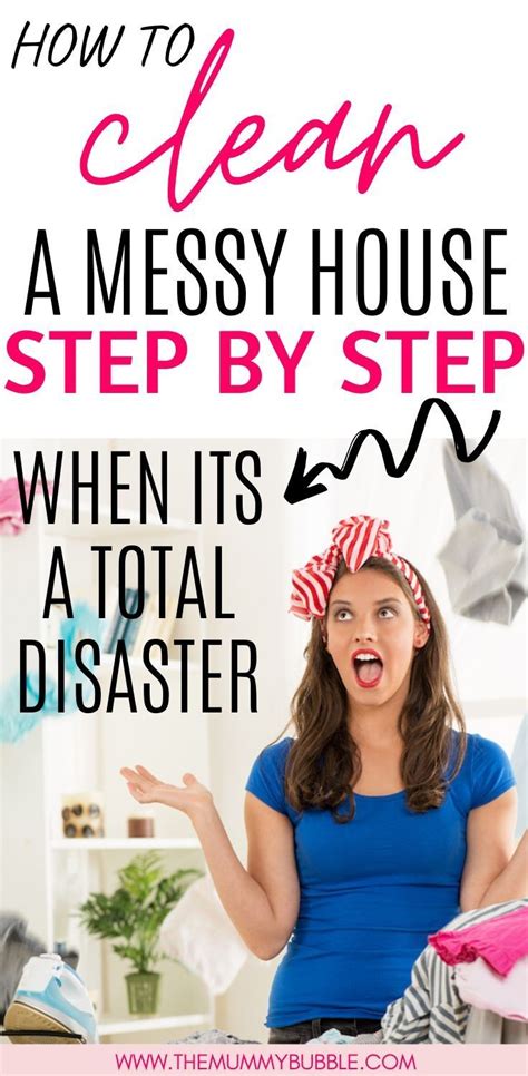 How To Clean A Messy House Step By Step Messy House Clean House Cleaning Motivation