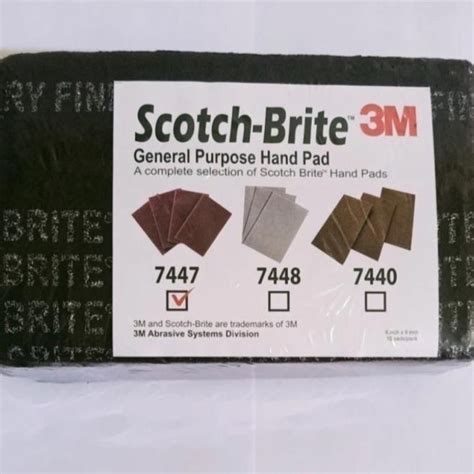 Jual Amplas Scotch Brite 3M 7447 Scouring Pad 6 In X 9 In Ready Stock