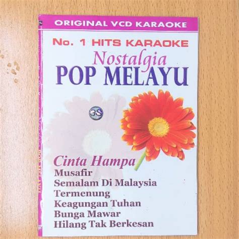 Jual Kaset Vidwo Vcd Original Lagu Pop Melayu Bisa Karaoke Shopee