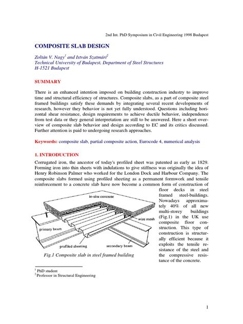 Composite Slab Design | PDF