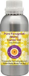 Deve Herbes Pure Fenugreek Methi Carrier Oil Trigonella