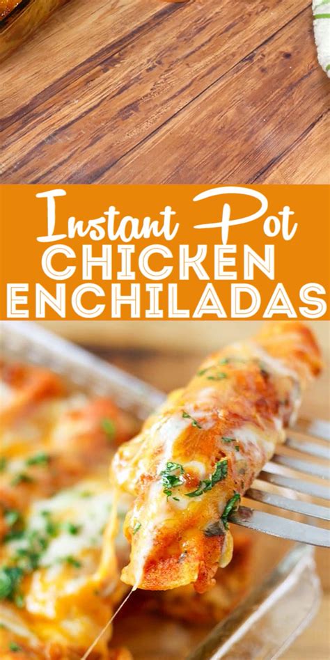 Instant Pot Chicken Enchiladas Artofit