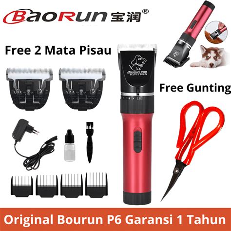 Jual BaoRun P6 Pro Alat Cukur Bulu Hewan Pet Dog Clipper GARANSI 1 ...