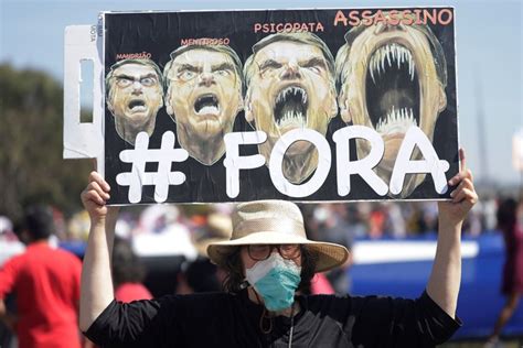 En Fotos Las Marchas Contra Bolsonaro En Brasil Un País Supera Las