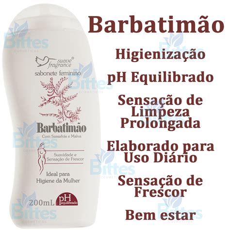 Sabonete Ntimo Barbatim O Suave Fragrance Cosm Ticos Bittes Cosmeticos