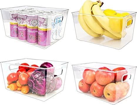 Puricon Organiseur Frigo Cusine Tiroir Range Couvert Toute Transparent