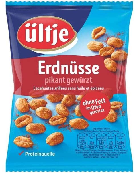 Ültje Erdnüsse pikant gewürzt ohne Fett geröstet 200 g ab 2 49