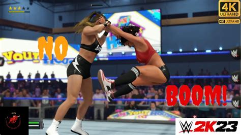 Wwe K Ronda Rousey Vs Nikki Bella Gameplay Pc K Fps Youtube