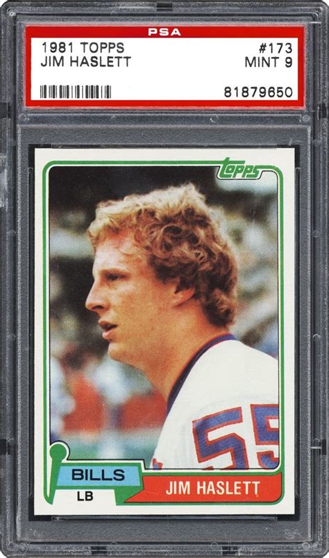 Auction Prices Realized Football Cards 1981 Topps Jim Haslett