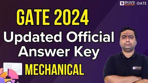 GATE 2024 Mechanical Engineering Final Official Answer Key Released