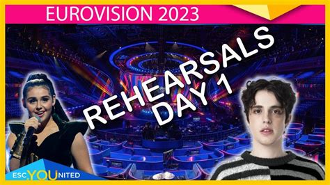 Eurovision Rehearsals Day Round Up Live Stream Youtube