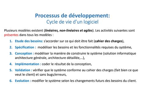 SOLUTION 1 Mod Lisation Avanc E S2 Cycle De Vie Logiciel Approche