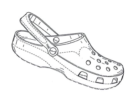 Croc Shoe Drawing at GetDrawings | Free download