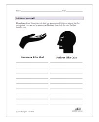 Cain and abel lesson plan activities and worksheet – Artofit