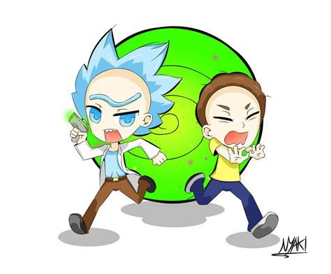 Rick And Morty Chibis By Nyakii Rick And Morty Morty Rick And