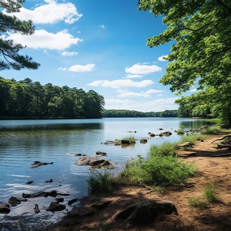 Premium Ai Image A Vibrant Yet Simple Landscape