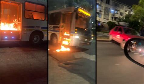 Vídeo mostra inicio da confusão generalizada que terminou em 2 ônibus