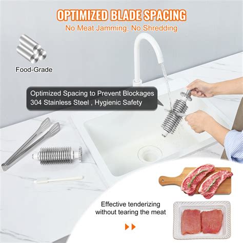 Vevor Commercial Meat Tenderizer Heavy Duty Stainless Steel Kitchen